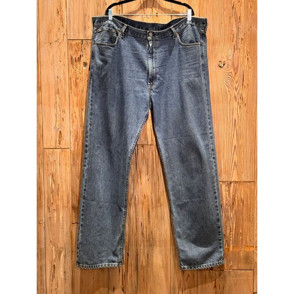 LEVI'S 505 BIG & TALL W44 X L34 RELAXED FIT COMFORTABLE MENS DENIM JEANS - Picture 1 of 4